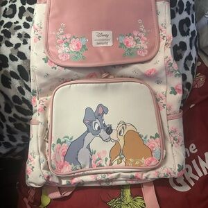 Loungefly lady & the tramp backpack.